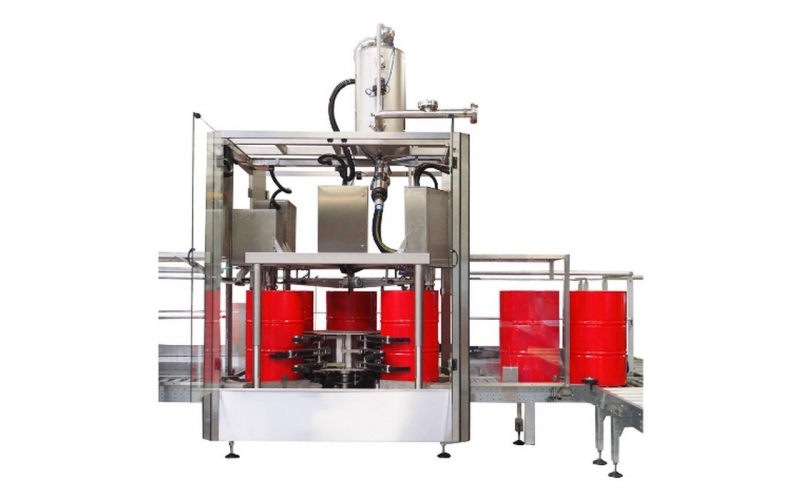 精細化工 200L轉盤式灌裝機