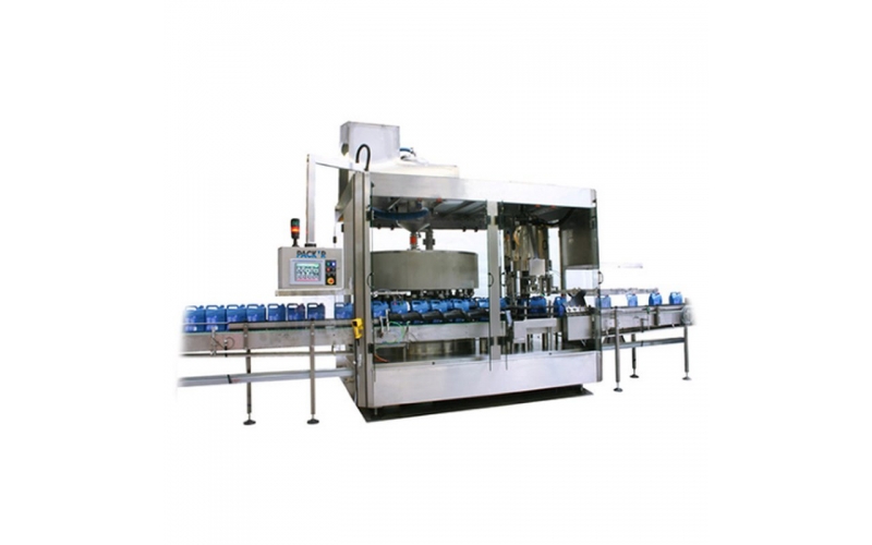 高速旋轉(zhuǎn)灌裝鎖蓋機(jī)