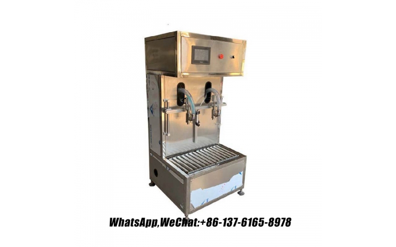 次氯酸消毒液半自動雙頭稱重灌裝機