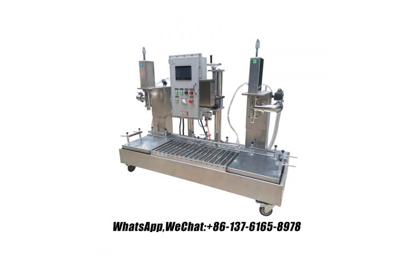 30L 半自動清潔漆金屬桶灌裝機