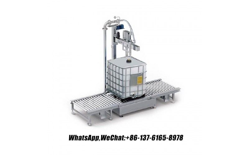 用于發(fā)動機油和潤滑油的自動桶式和 IBC 手提袋灌裝機 -高精度注油機