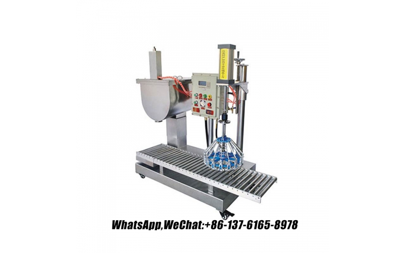 易于作的帶蓋油漆半自動化學桶灌裝機 2