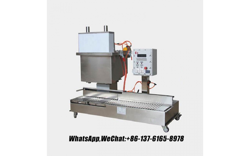 用于洗衣粉化學工業的雙頭防爆 25 升桶裝機 2